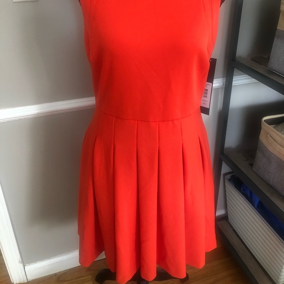 Bagdley Mischka Fit and Flare Red Dress - Picture 4 of 8